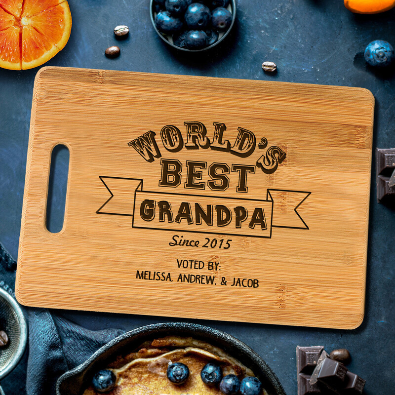 Customized Grandpa Cutting Board
