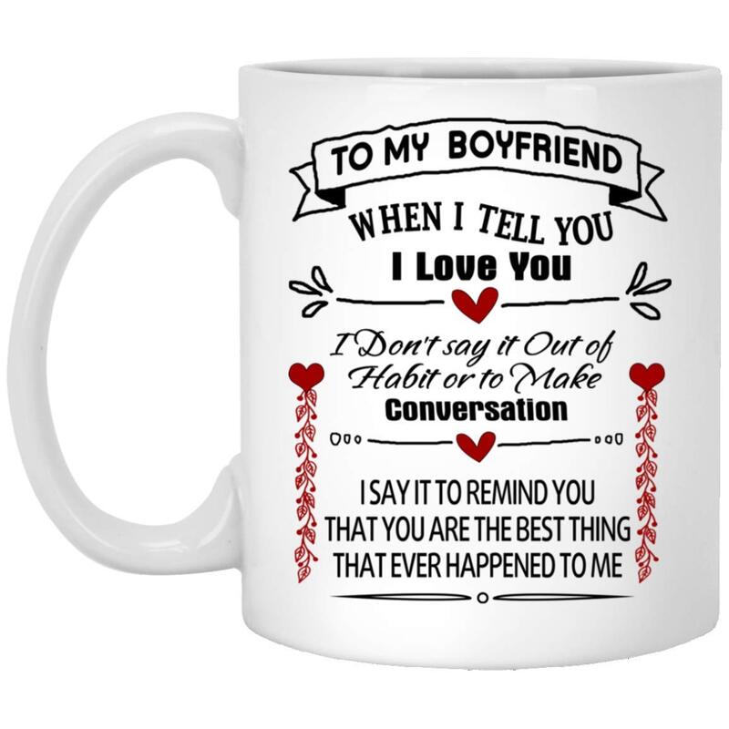 "I love you" Customized Coffee Mug