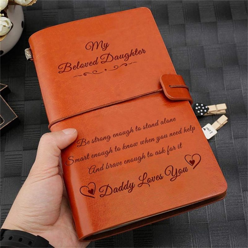 Leather personal writting journal