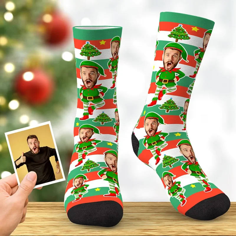 Christmas Face Socks