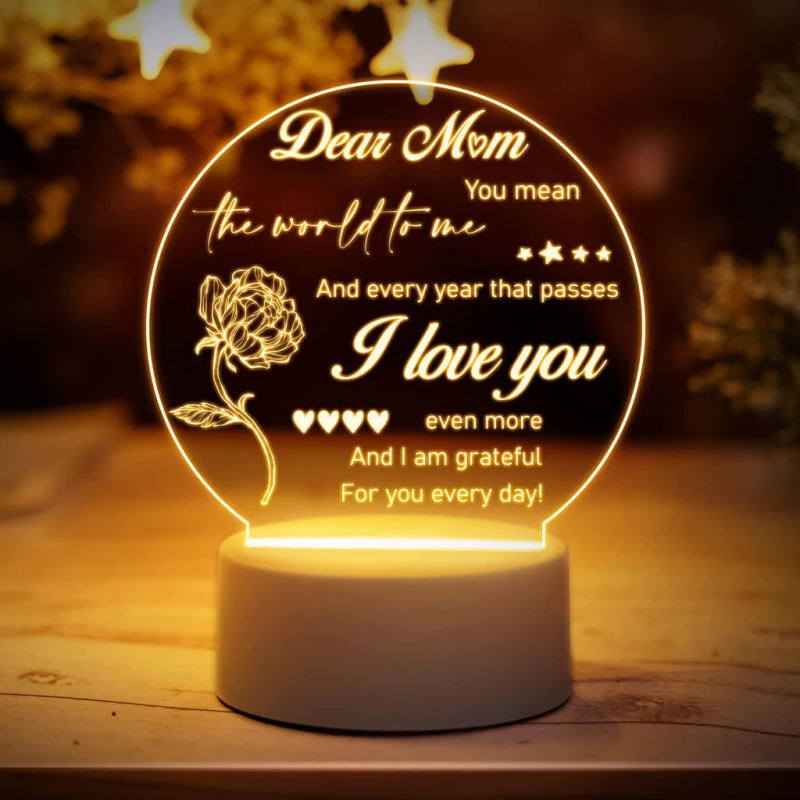 Great We Hope Everytime You Like This Up 3D LED Light for Mom
