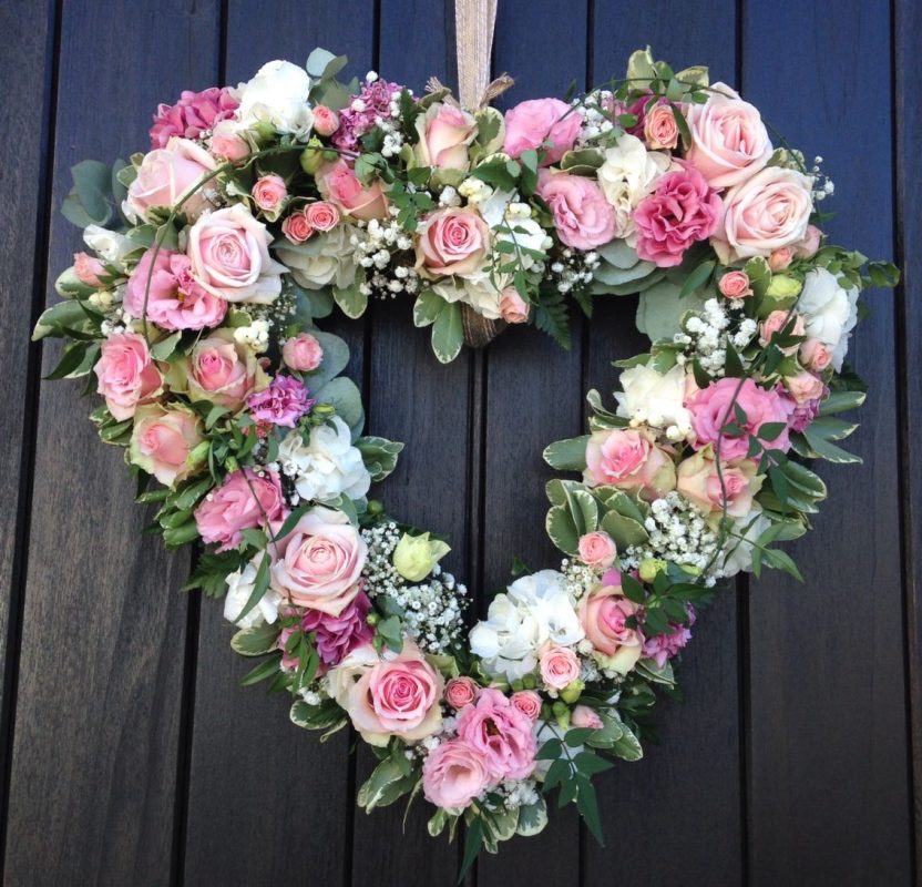 Heart-Shaped Floral Wreath