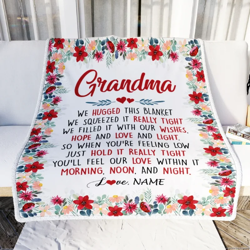 Personalized Blanket For Grandma