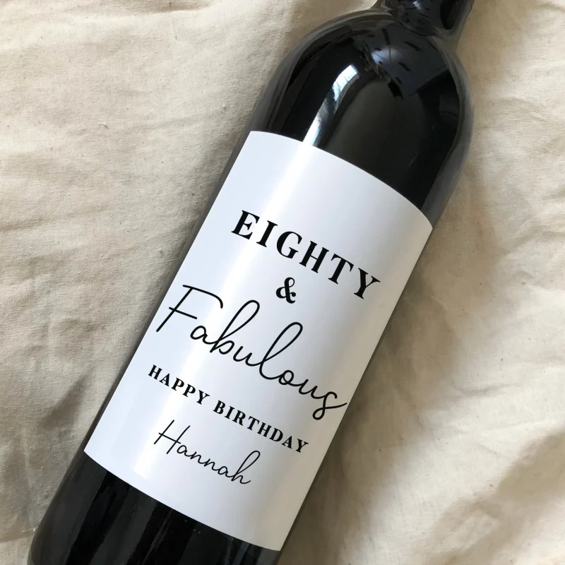 Personalized Red Wine