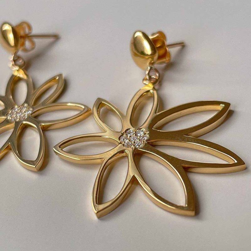 A Set Of Flower Earrings