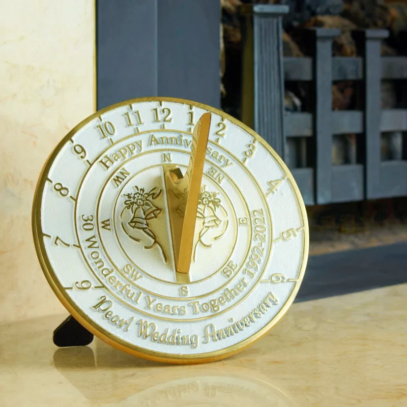 Pearl Anniversary Commemorative Sundial