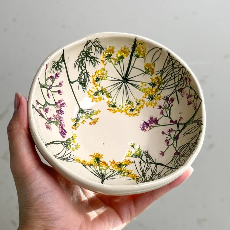Floral Ceramic Plates