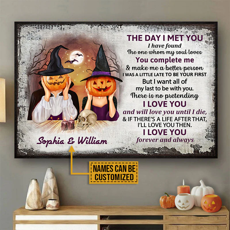 Halloween Couple Poster