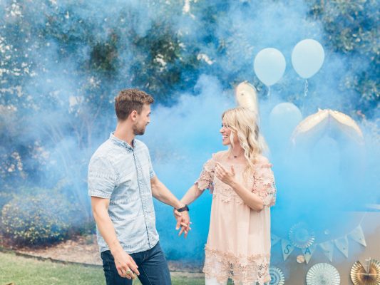 Private Gender Reveal Ideas for Husband