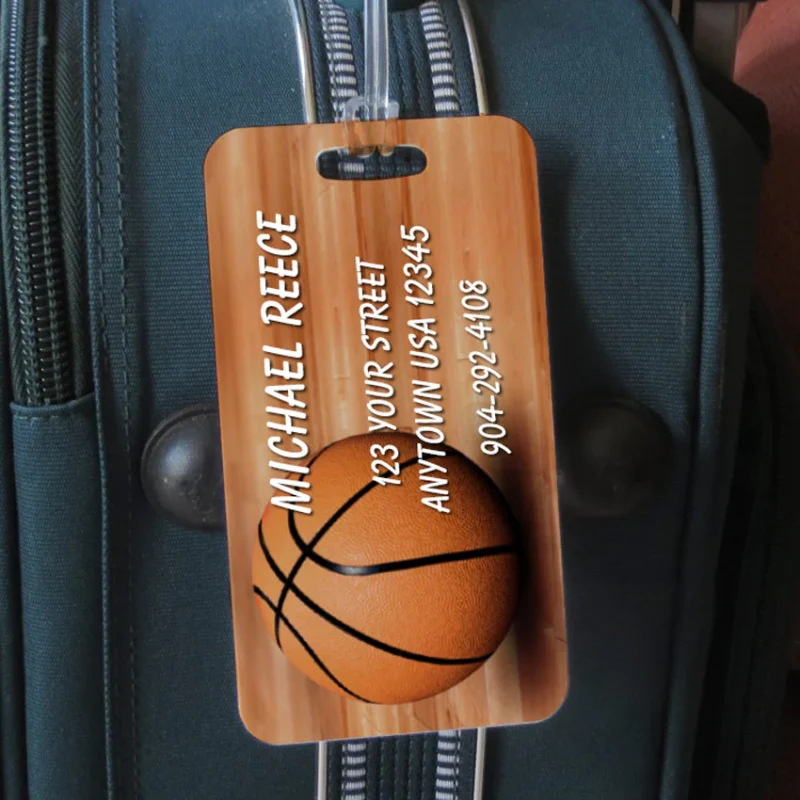 Basketball Bag Tags