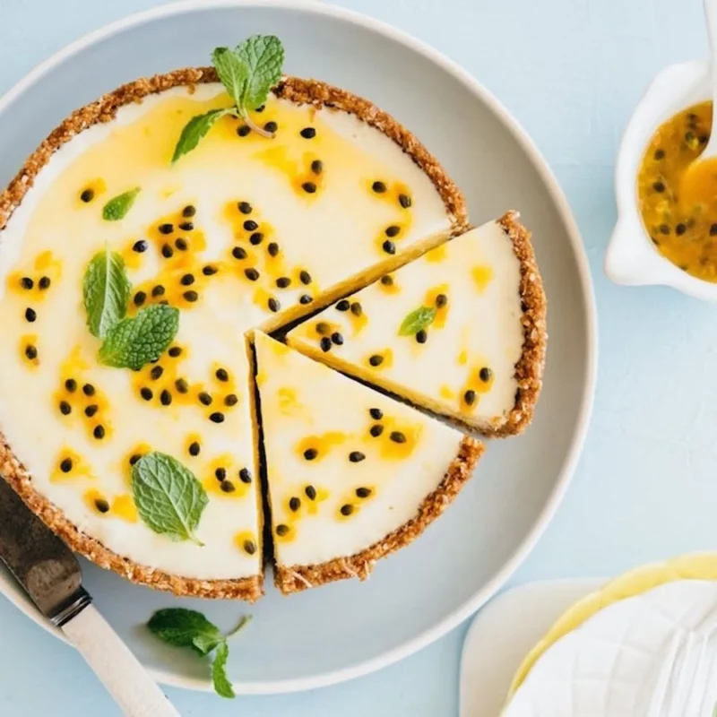 Passionfruit and Lime Tart
