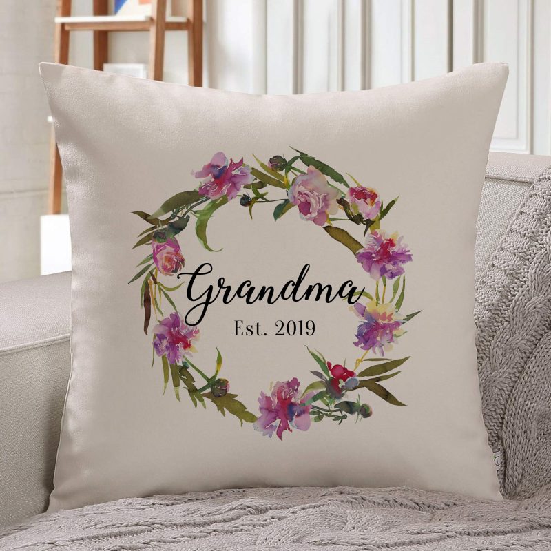 Personalized Grandma Garden Pillow