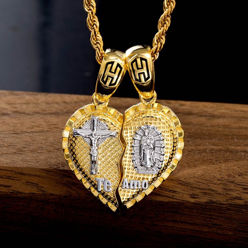 Te Amo Heart Necklace