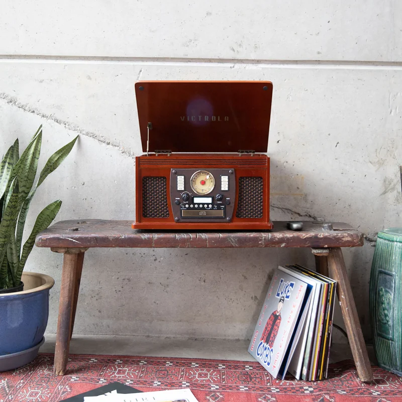 Victrola 8-in-1 Bluetooth Record Player