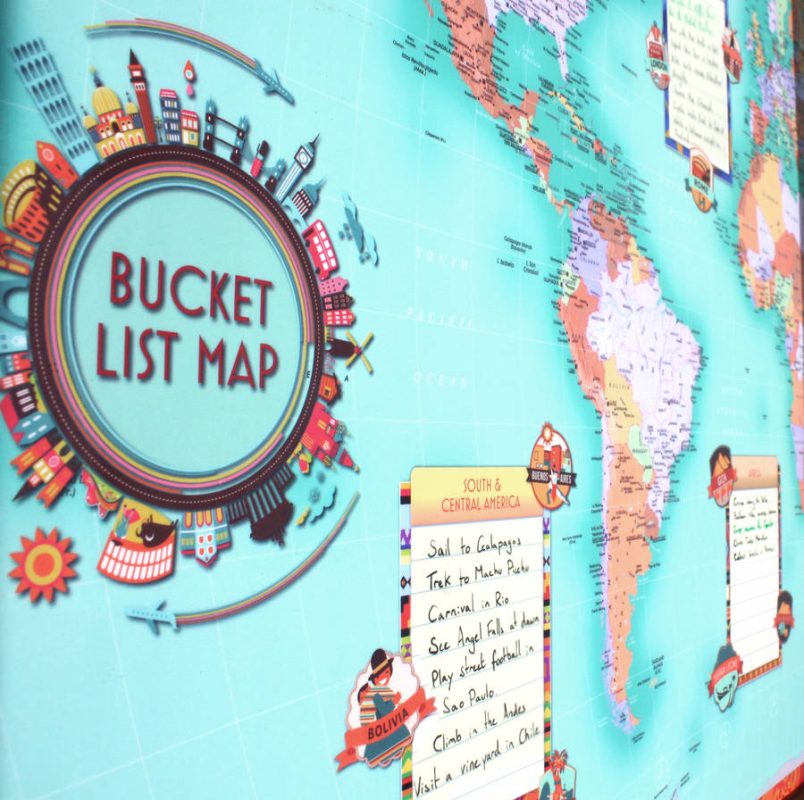 World Bucket List Map