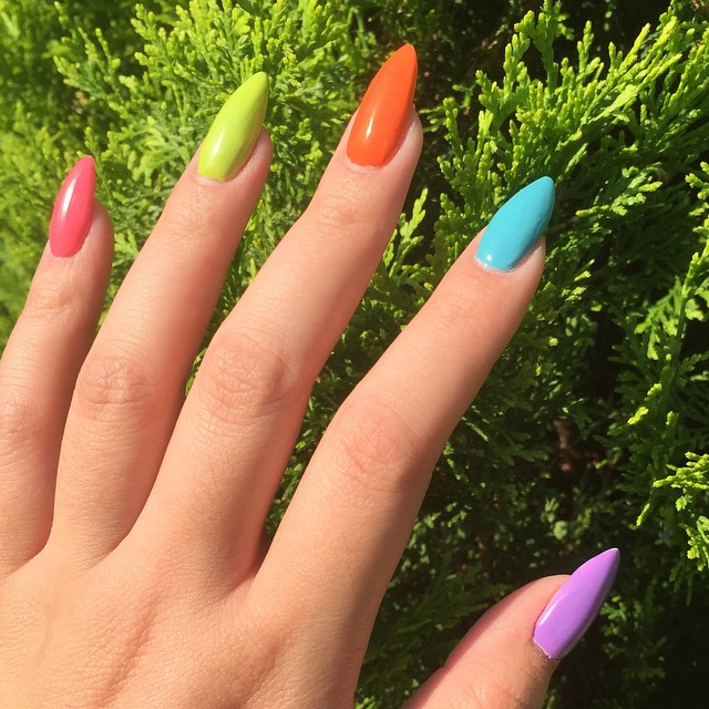 Multi-Color Nails