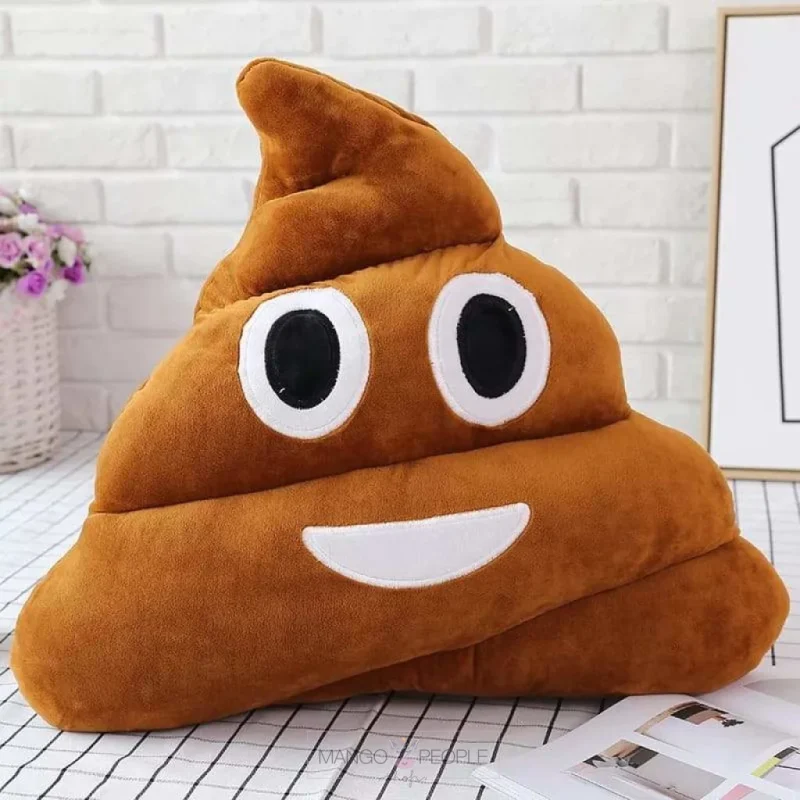 Poop Emoji Plush Pillow