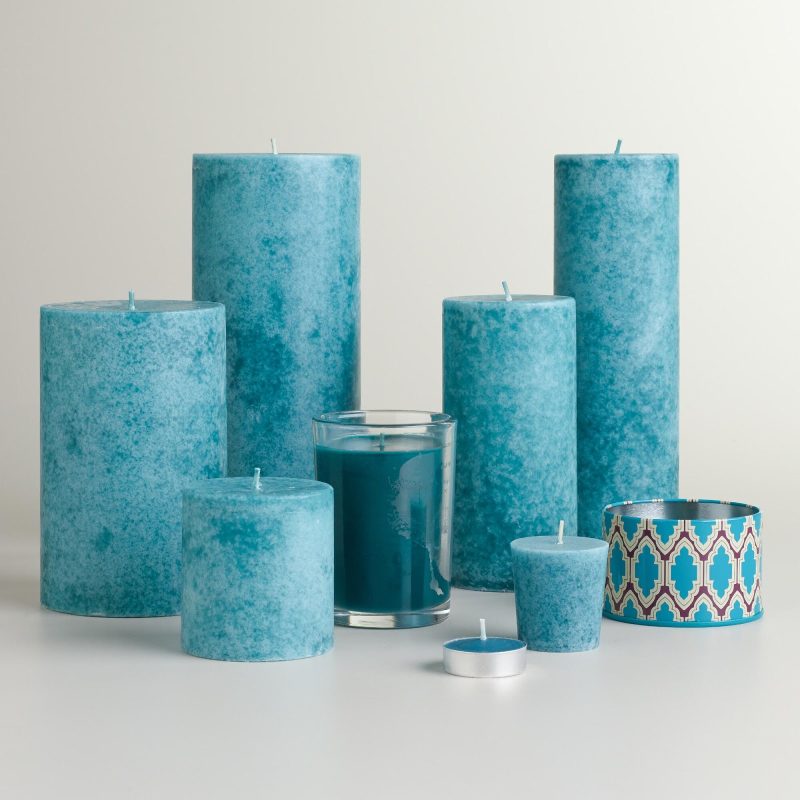 Decorate With Blue Candles